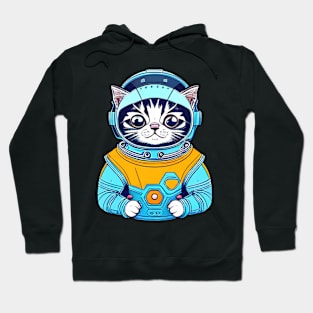 Astronaut cat outer space Hoodie